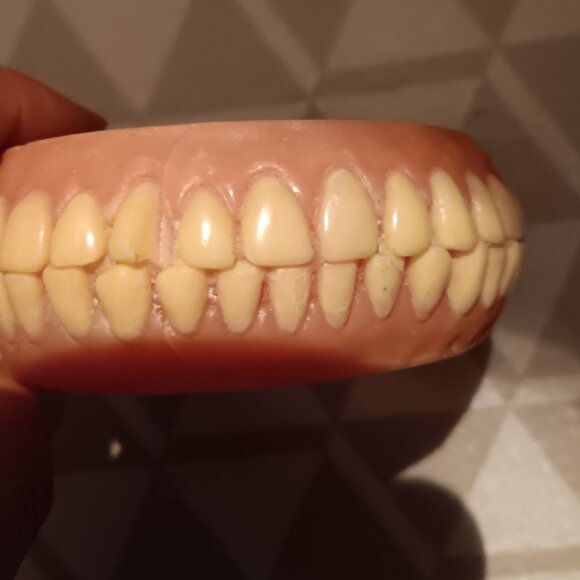 Cult Classic Cool Goth Oddity Denture bracelet - Picture 8 of 9